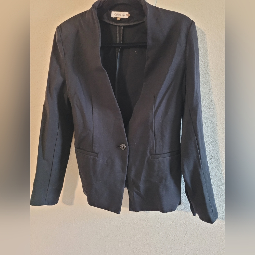 Calvin Klein Black Blazer Jacket 6